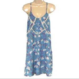 Blue Floral Dress
